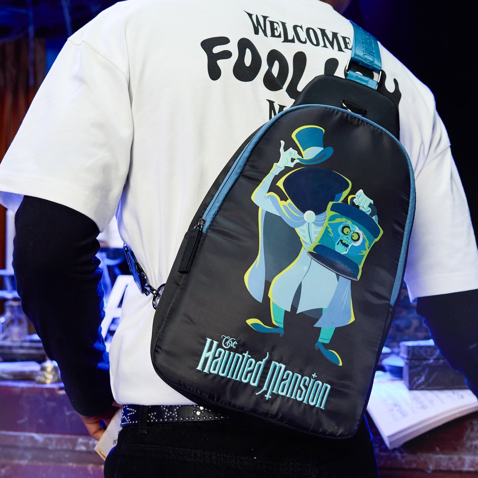Haunted Mansion collection bag and apparel preview from Disney Store
