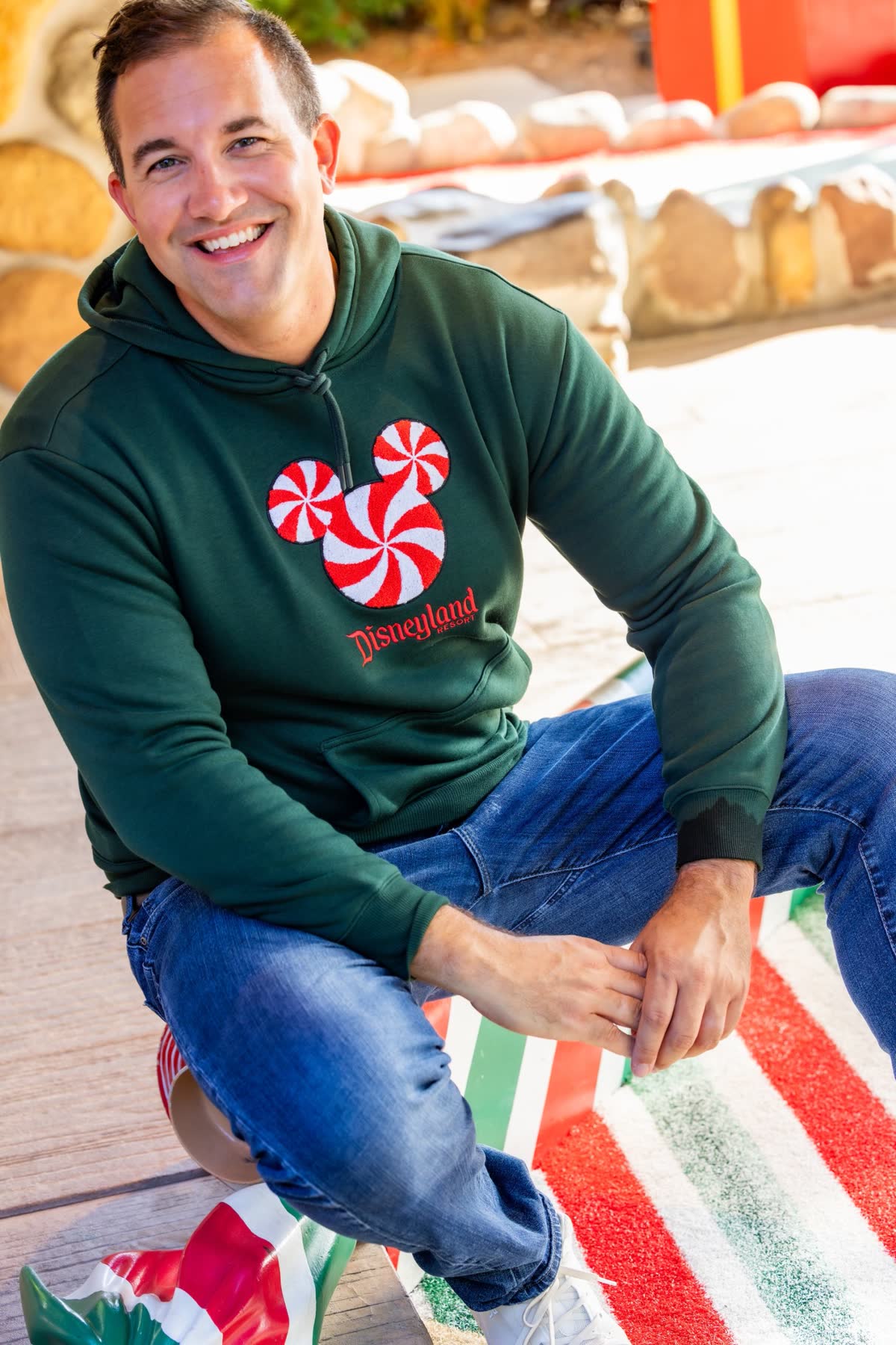 Peppermint Pull Over Hoodie from Disney's 2026 holiday merchandise preview