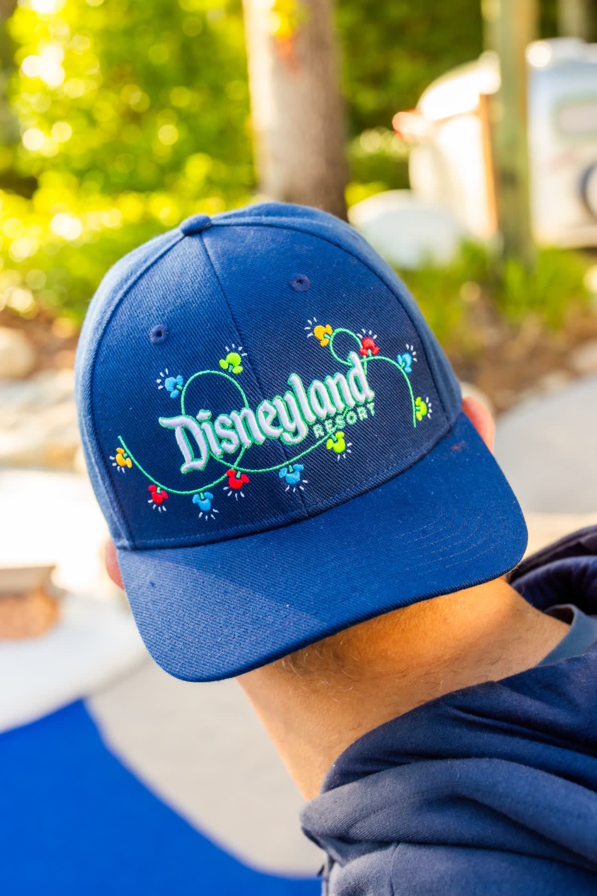 Holiday Lights Baseball Hat from Disney's 2026 holiday merchandise preview