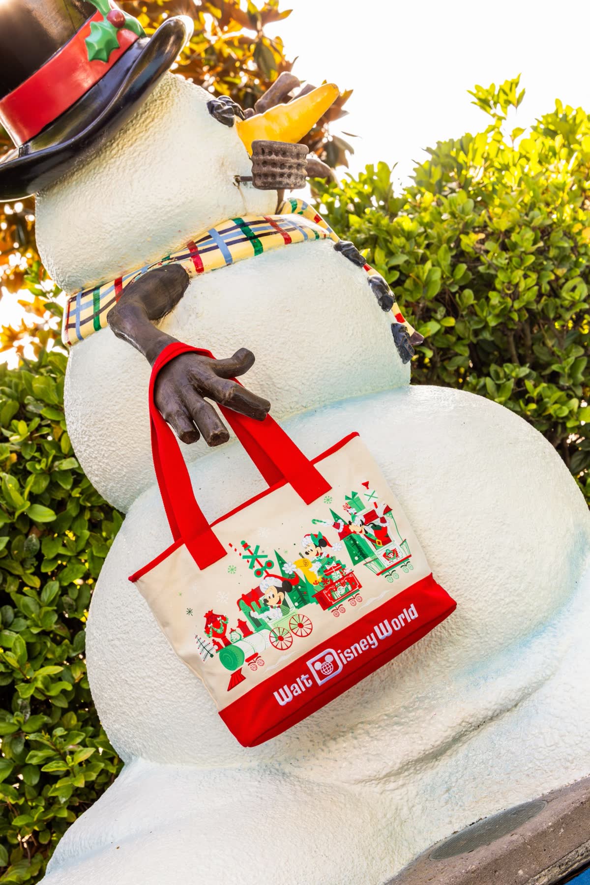 Mickey Mouse and Family Christmas Tote from Disney's 2026 holiday merchandise preview