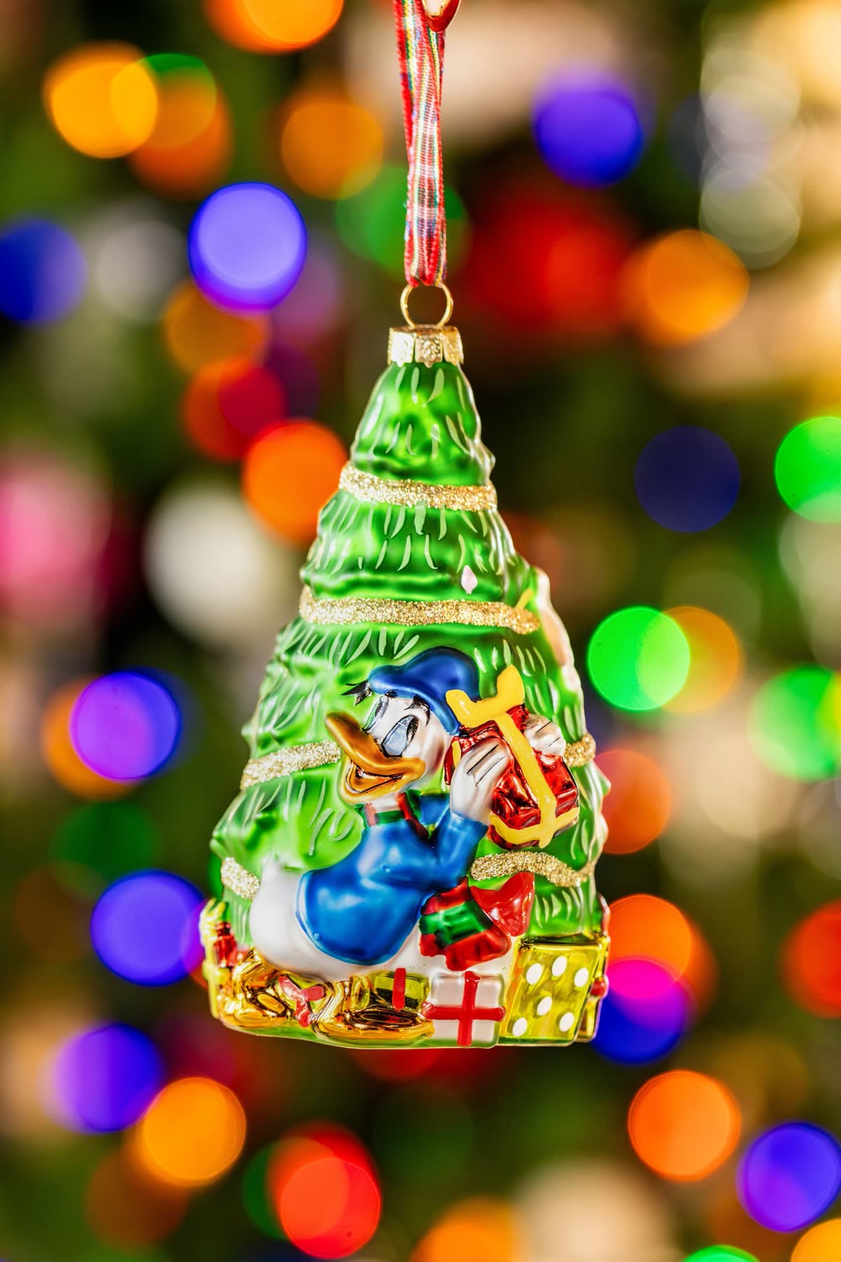Mickey holiday ornament from Disney's 2026 holiday merchandise preview