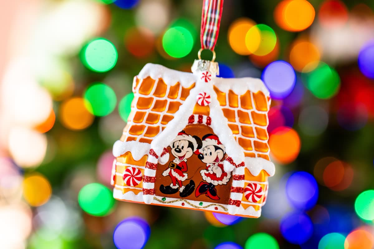 Minnie holiday ornament from Disney's 2026 holiday merchandise preview