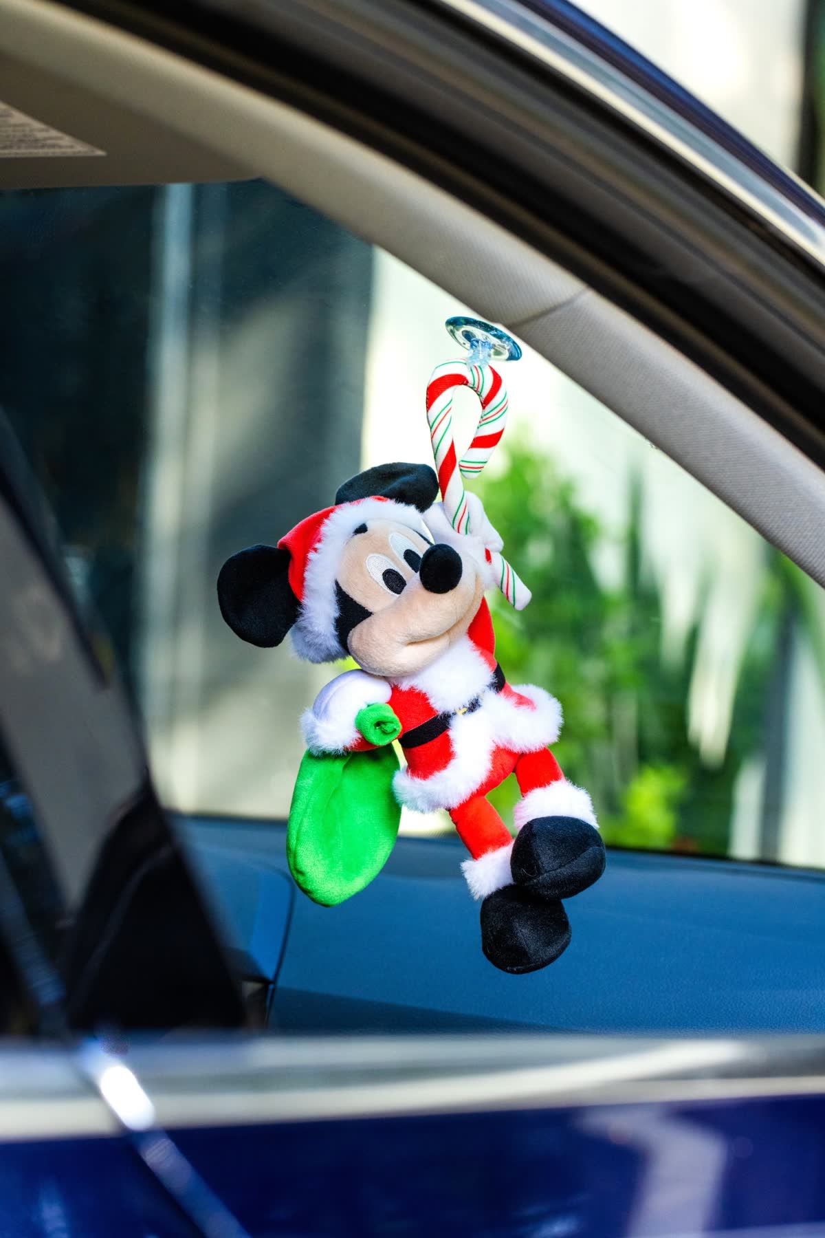 Santa Mickey Mouse Window Cling Plush from Disney's 2026 holiday merchandise preview