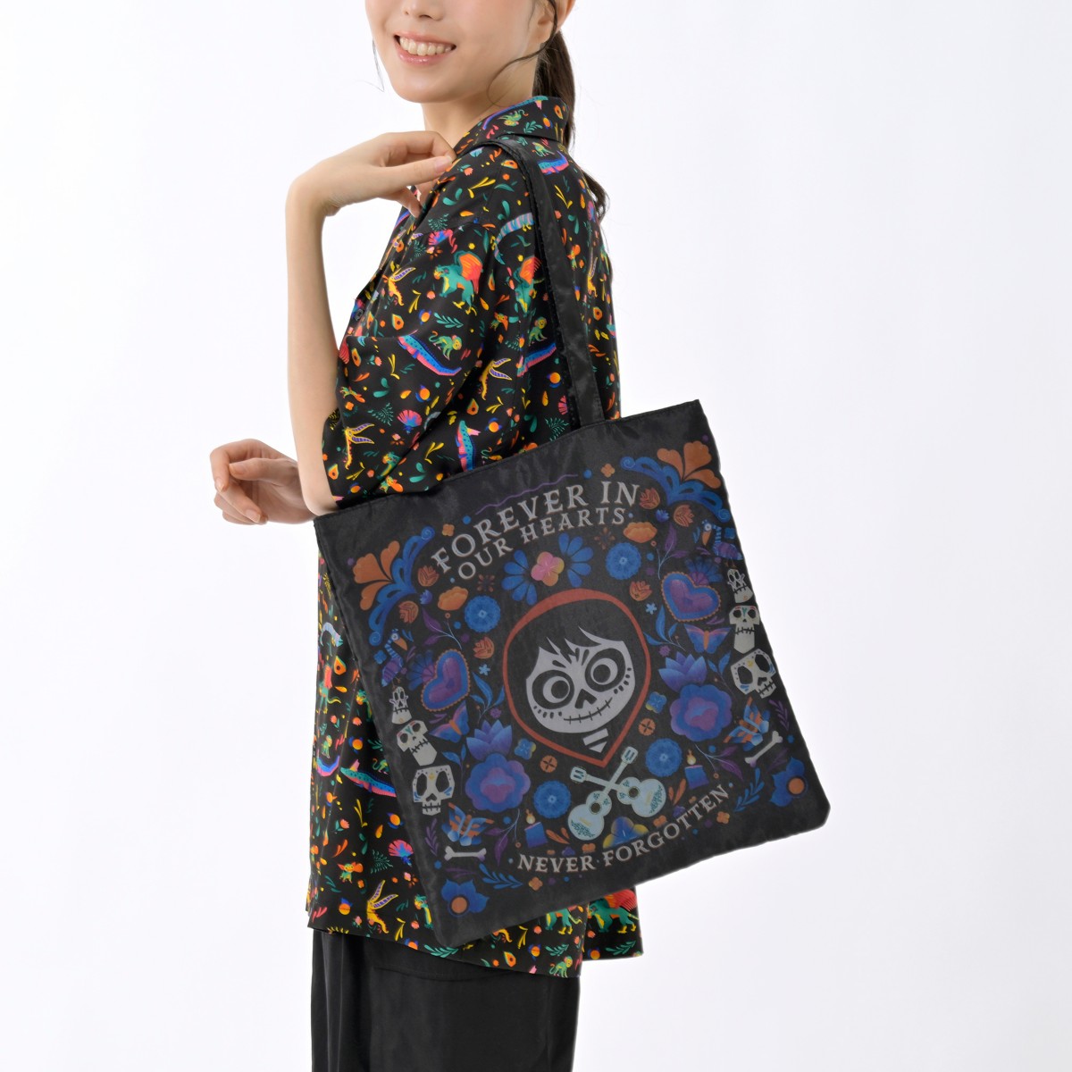 Miguel tote bag with Coco artwork from Disney Store Japan
