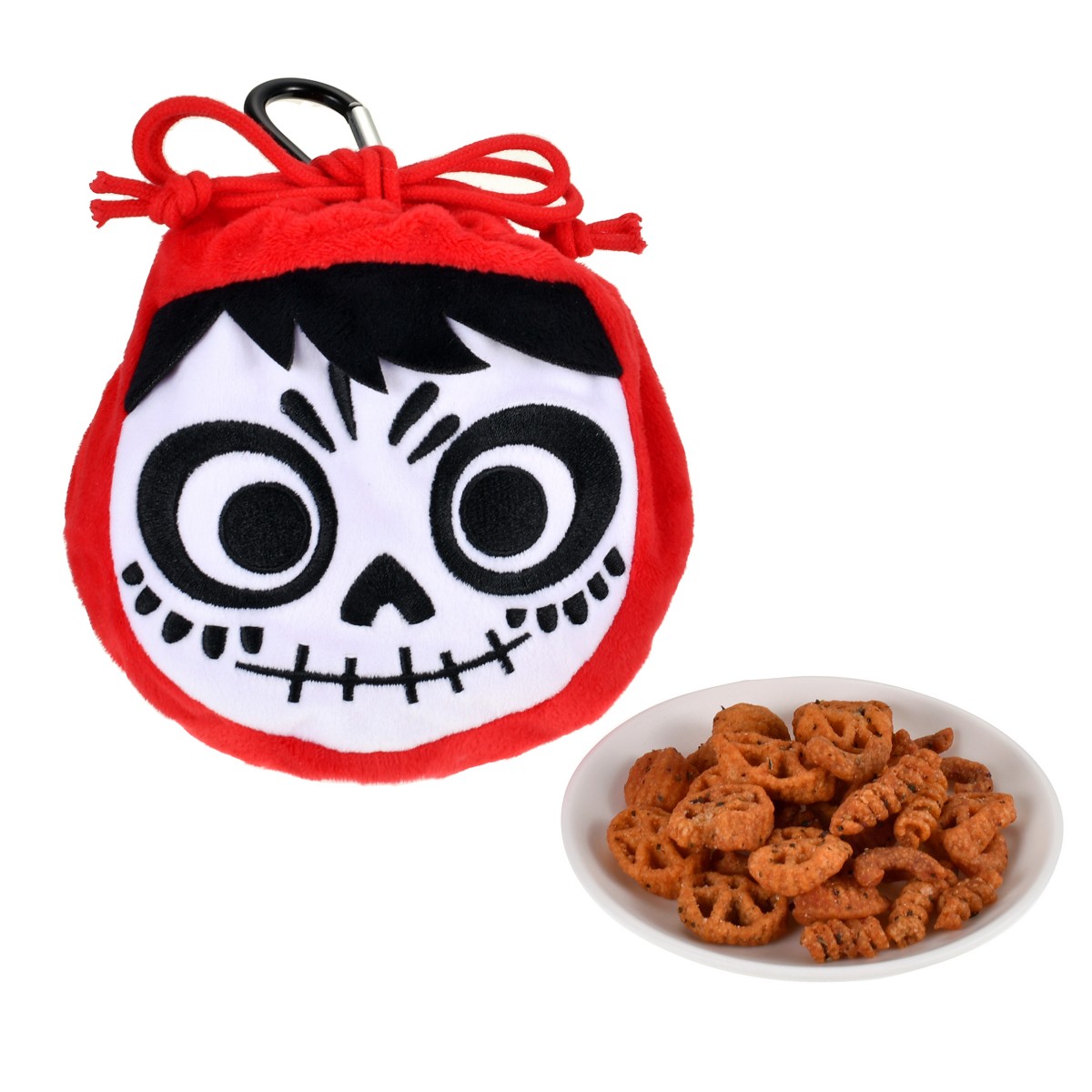 Miguel pasta snack in a drawstring pouch from Disney Store Japan