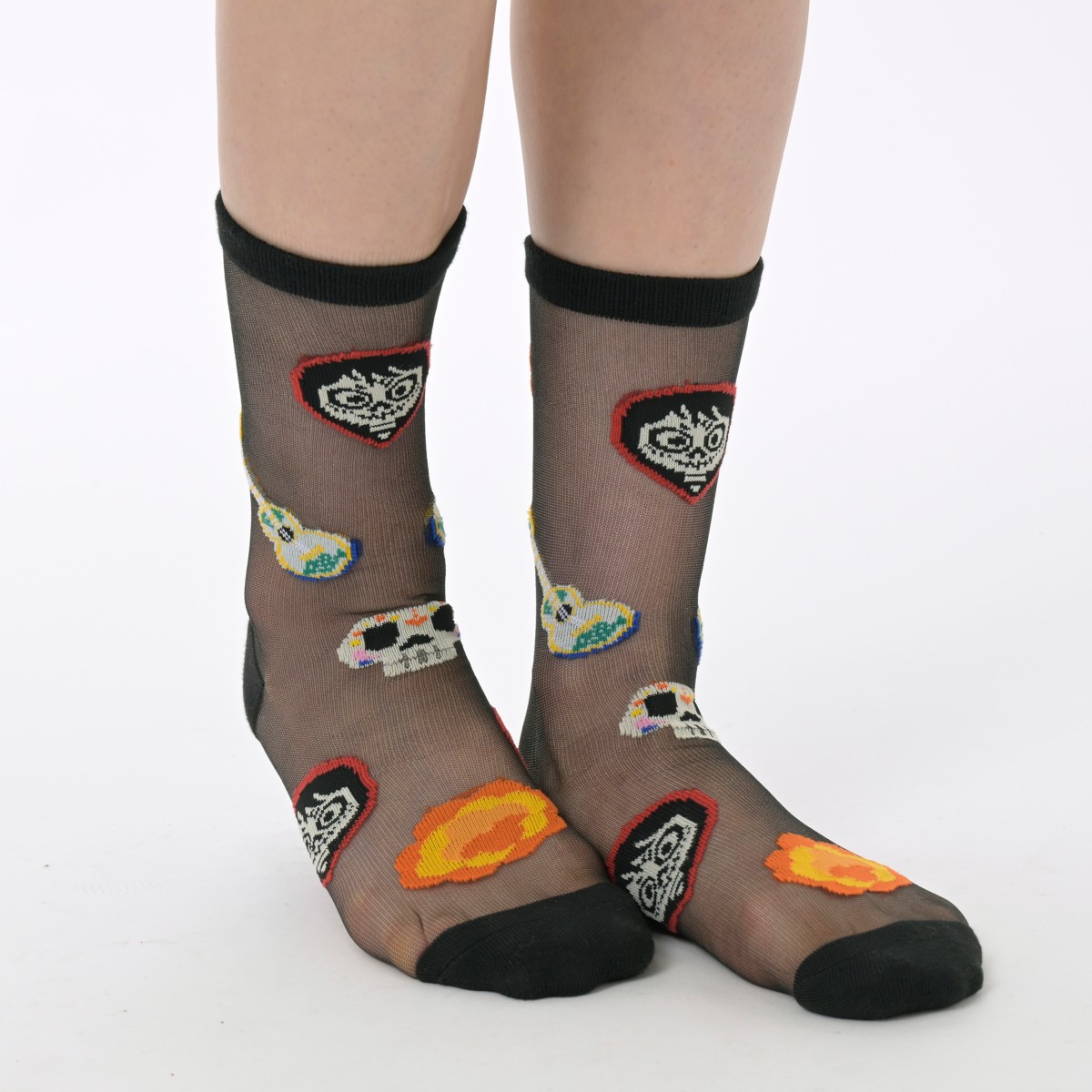 Miguel black sheer socks from Disney Store Japan's Coco collection