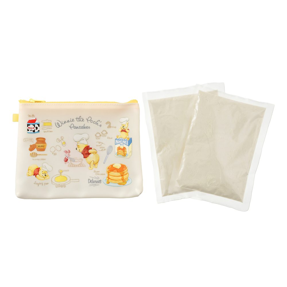 Pooh and Piglet pancake mix with illustrated pouch