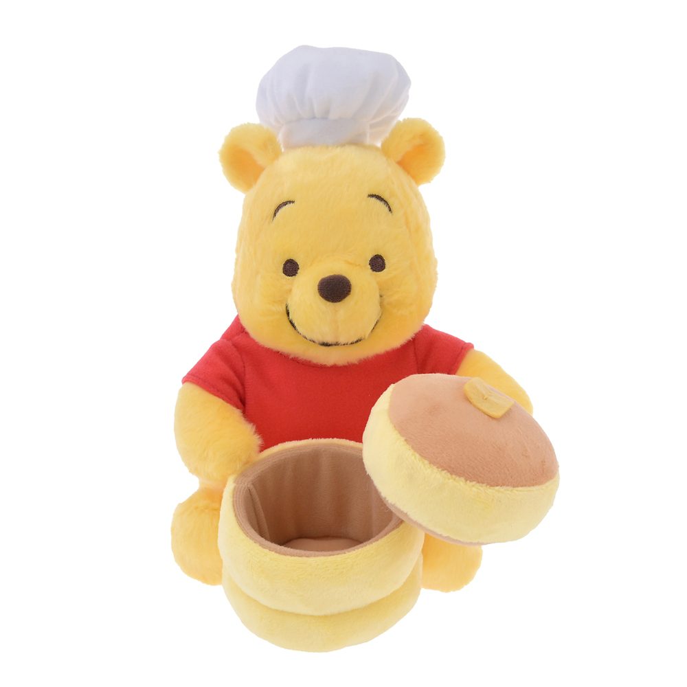 Pancake-shaped Pooh small-item container