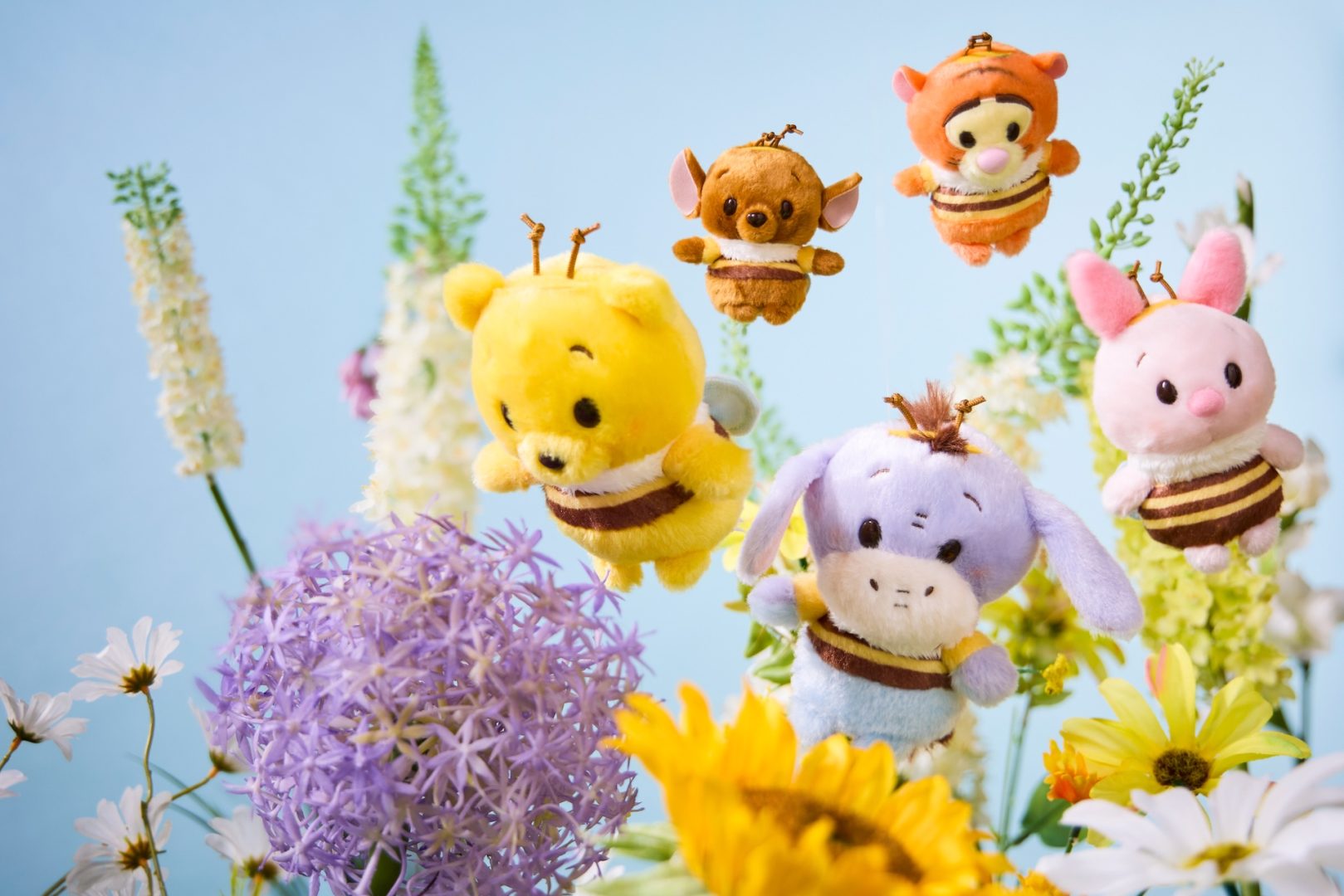Winnie the Pooh and friends honeybee Urupocha-Chan plush from Disney Store Japan