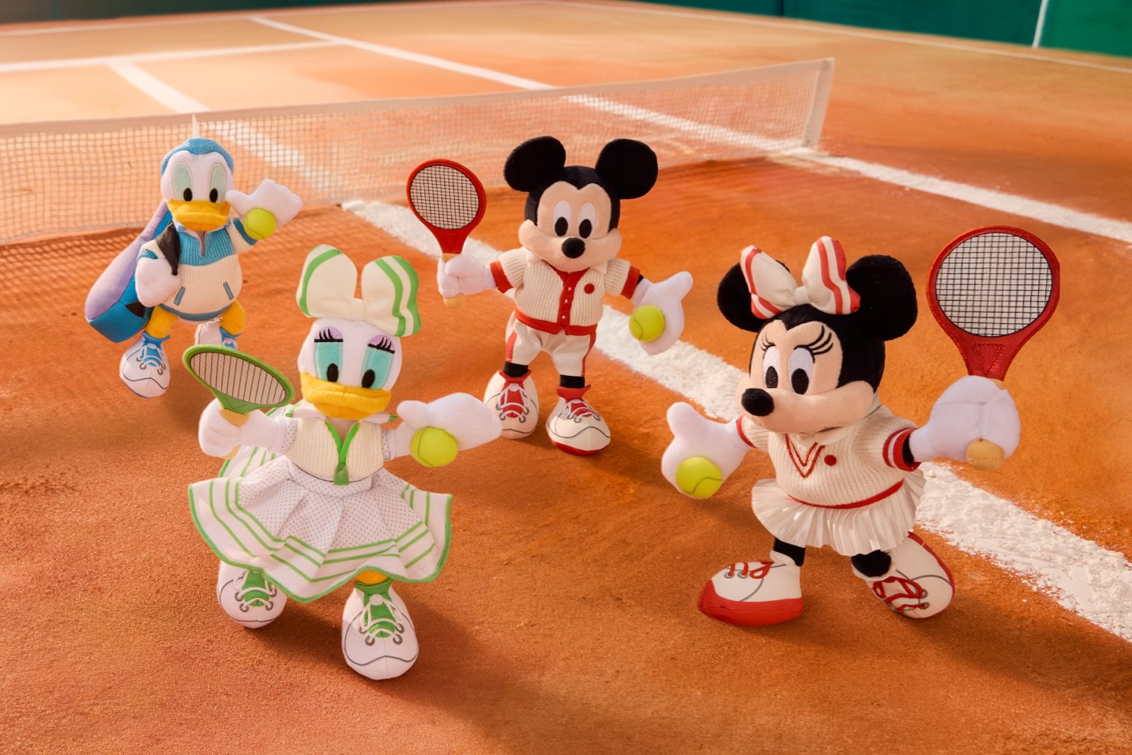 Mickey and Friends tennis plush from Disney Store Europe