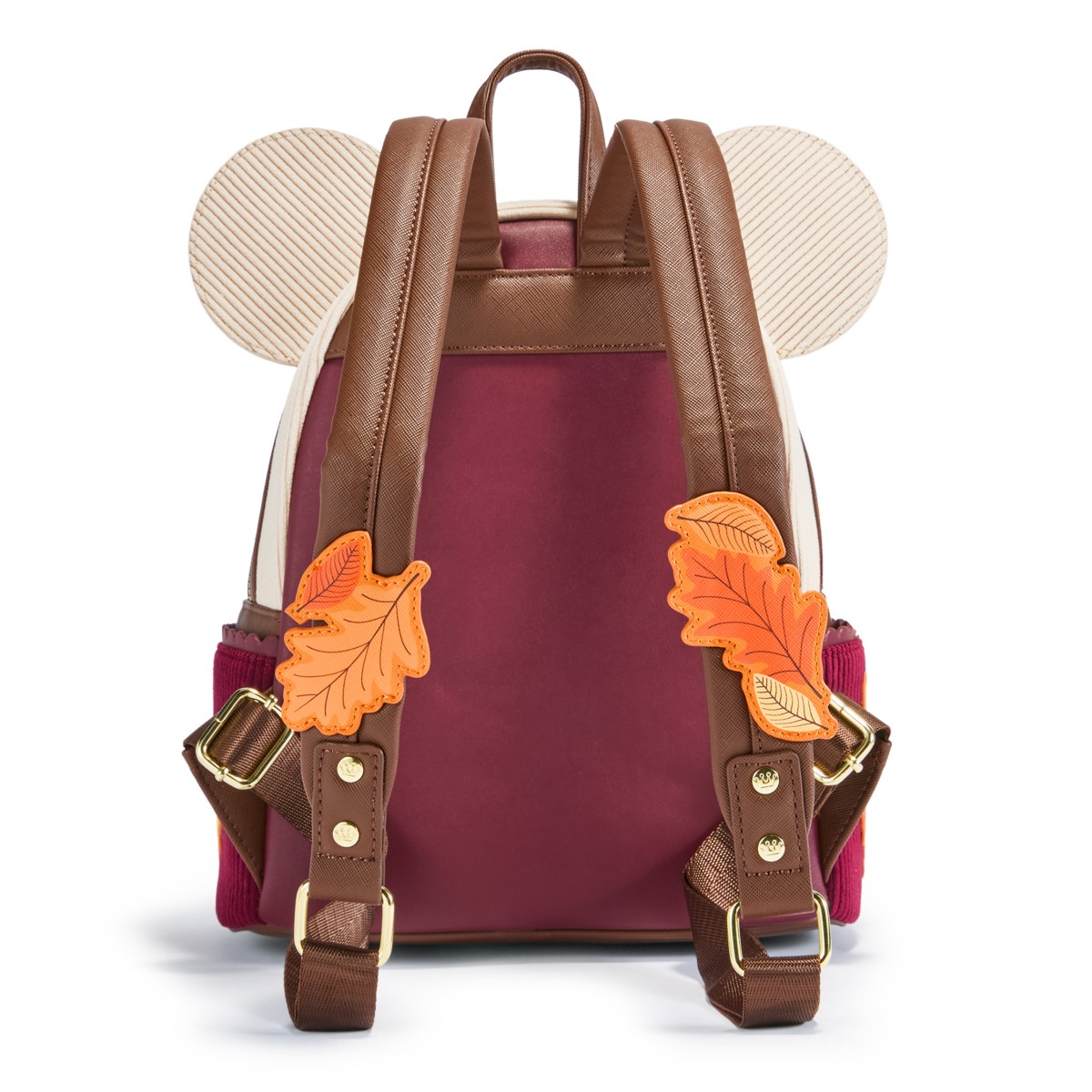 Back view of the Minnie Mouse Halloween Loungefly mini backpack