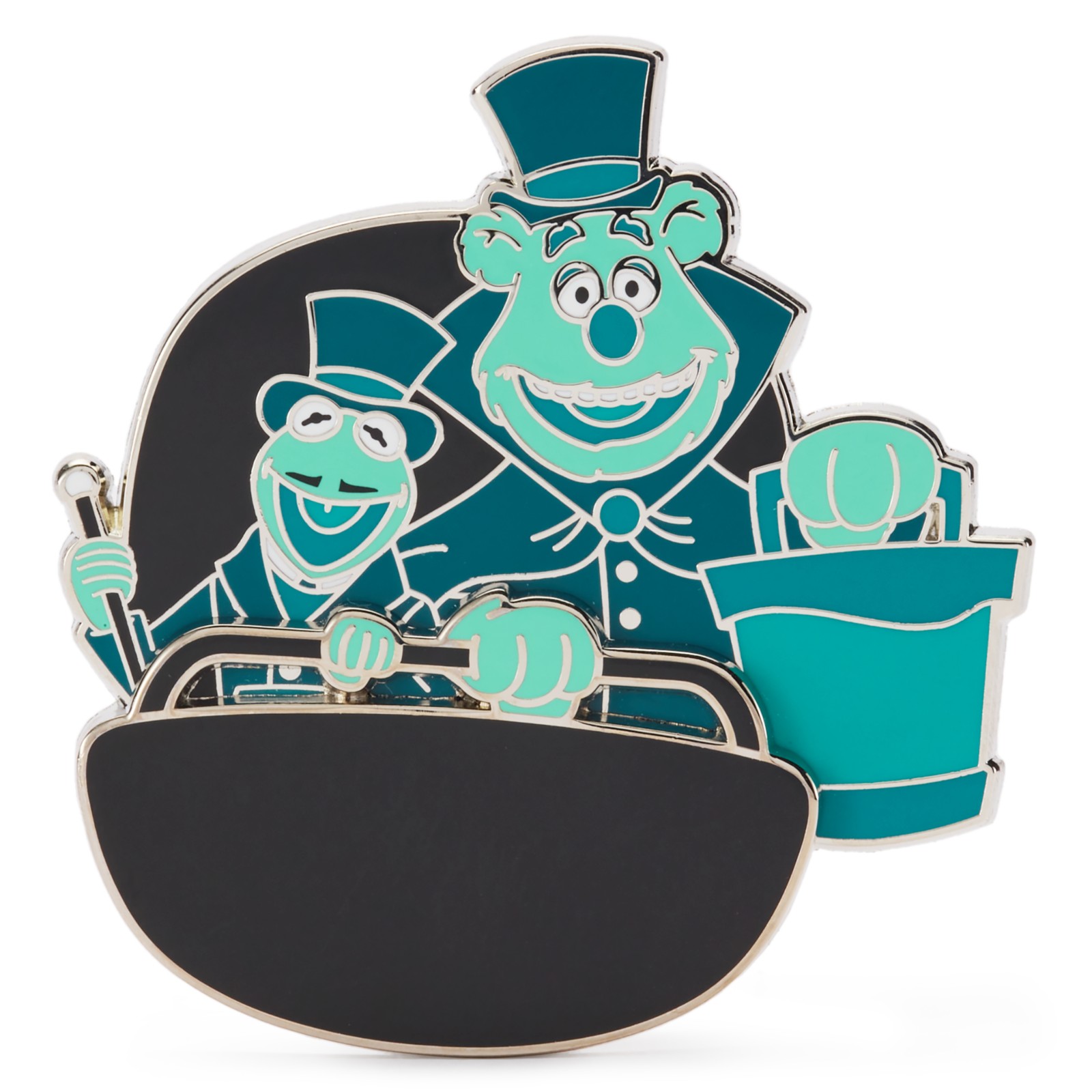 Front of the Kermit and Fozzie Haunted Mansion pin