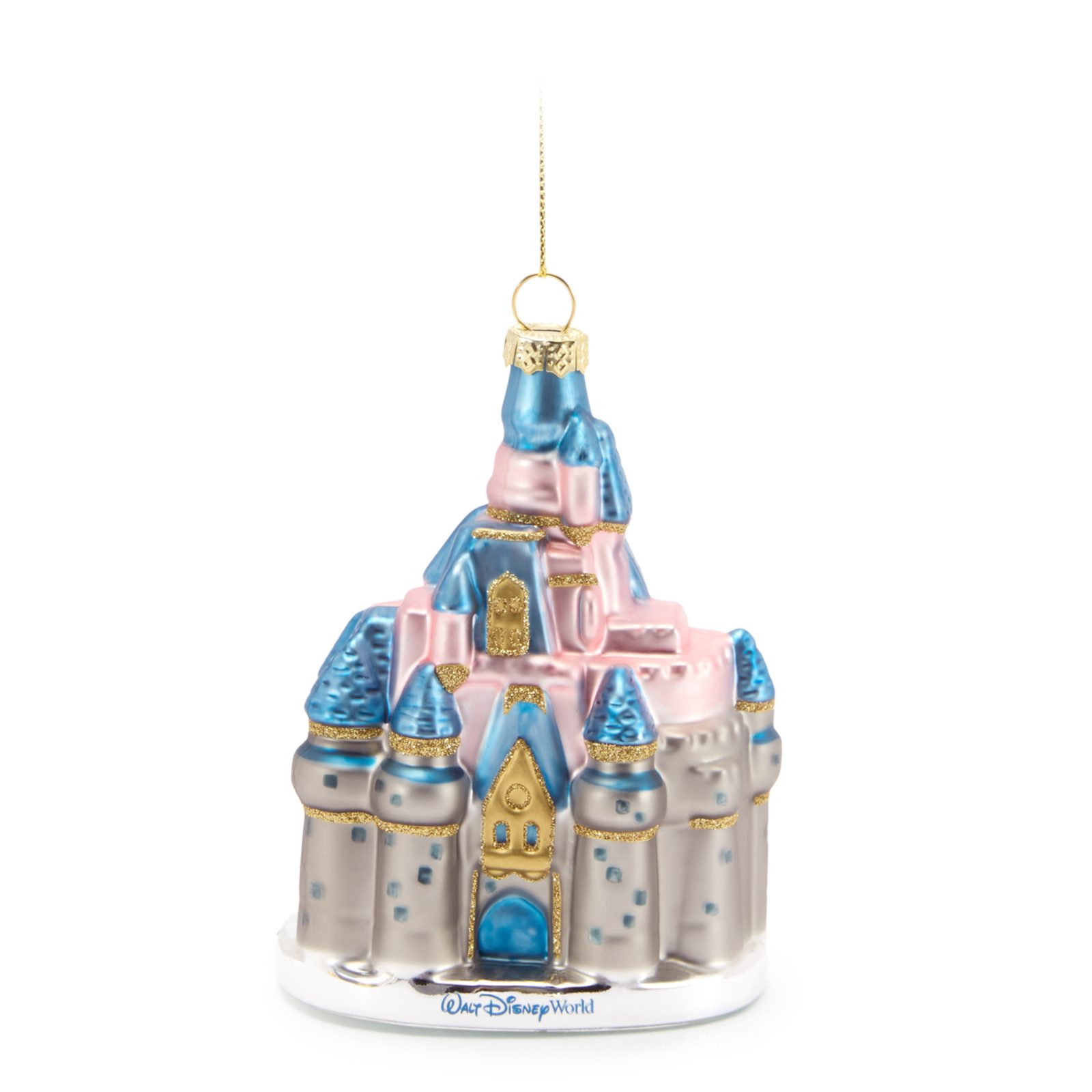 Cinderella Castle glass ornament from Disney Store