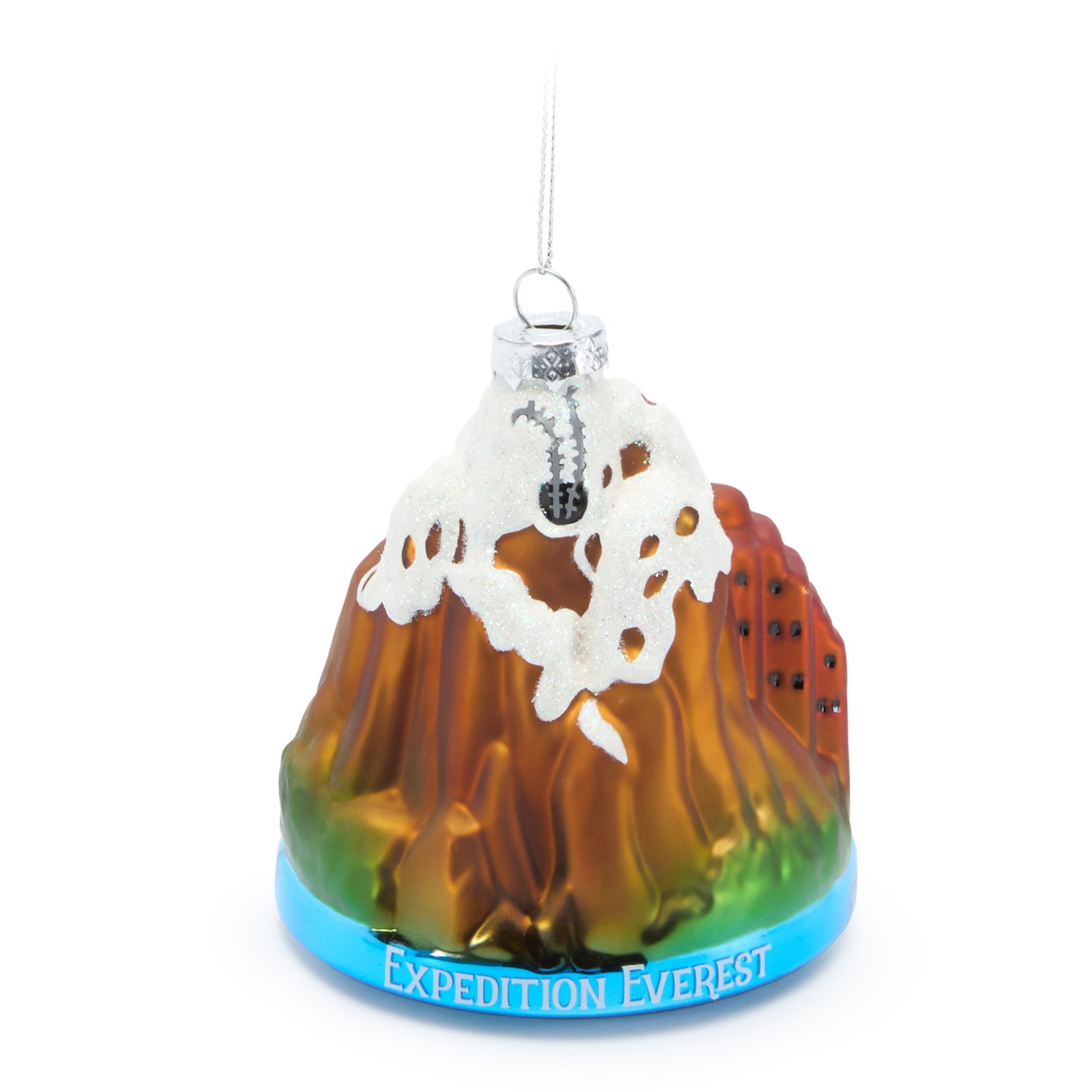 Expedition Everest glass ornament from Disney Store