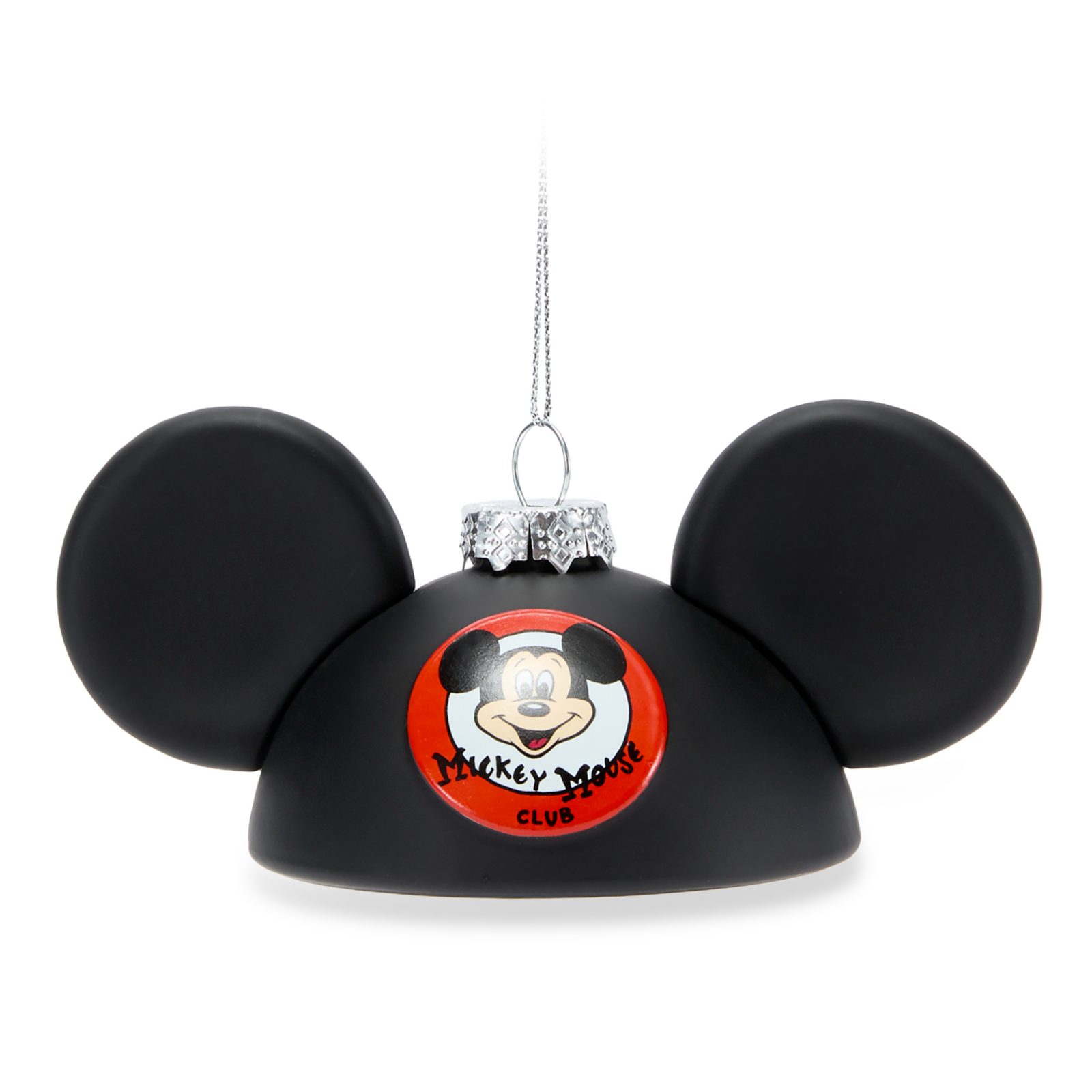 Mouseketeer ear hat glass ornament from Disney Store