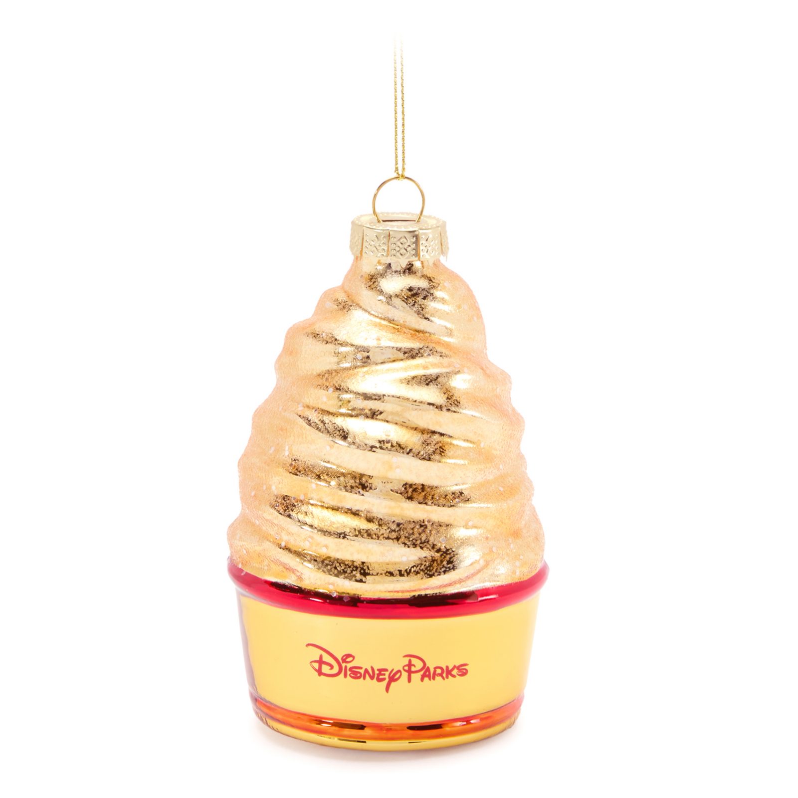Pineapple swirl glass ornament from Disney Store
