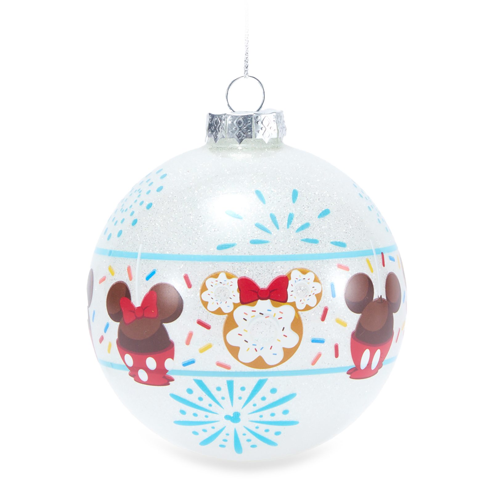 Mickey and Minnie Mouse Sweet Treats ball ornament from Disney Store