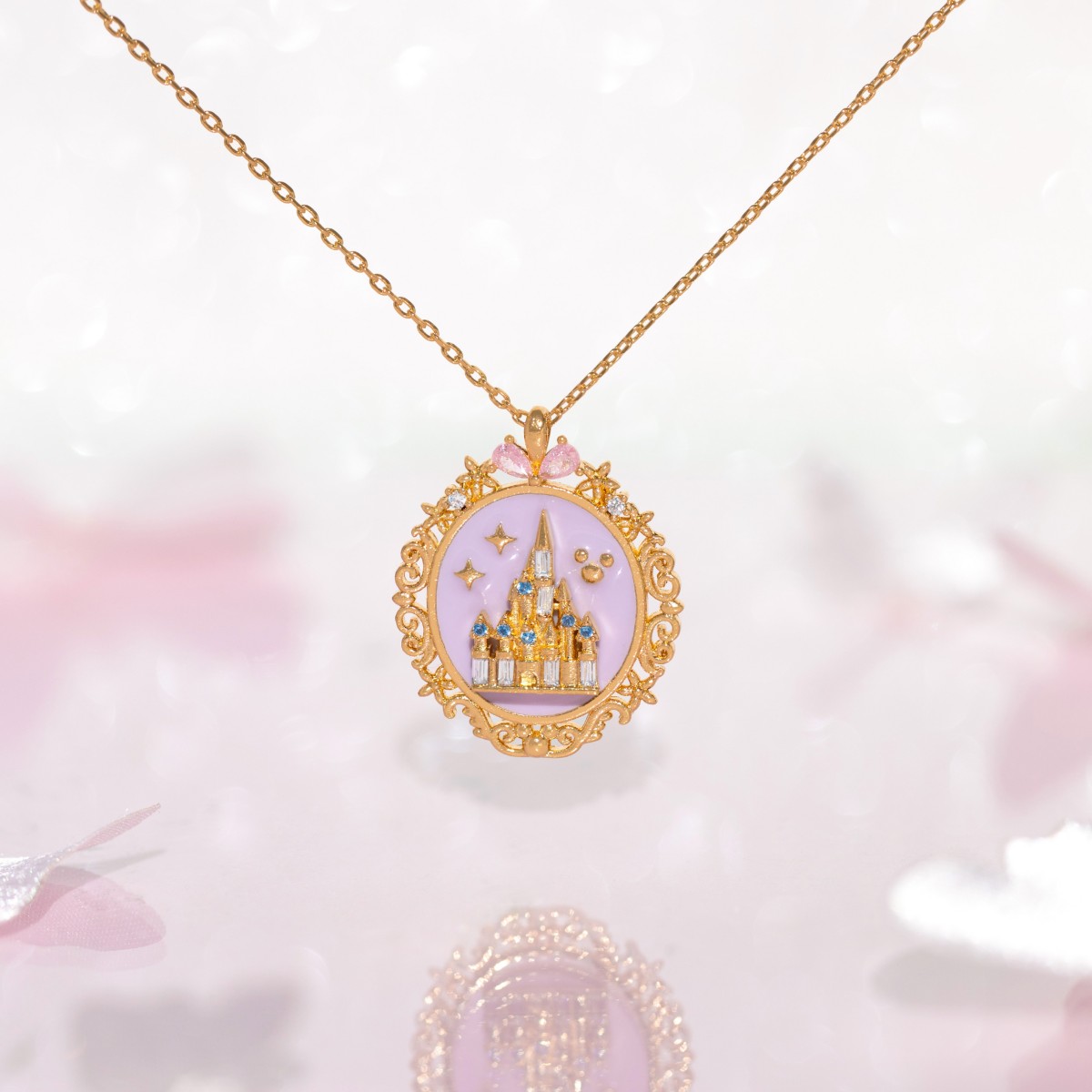 Fantasyland Castle Necklace by Girls Crew product image