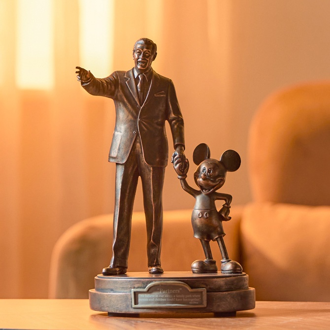 Walt Disney and Mickey Mouse Partners figure from Disney Store
