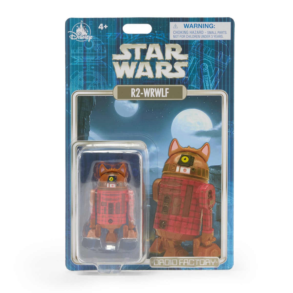 Front of the R2-WRWLF Star Wars Droid Factory package