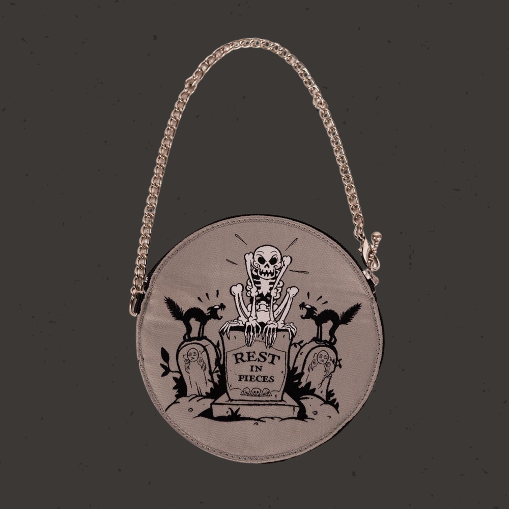 The Skeleton Dance coin purse by Harveys