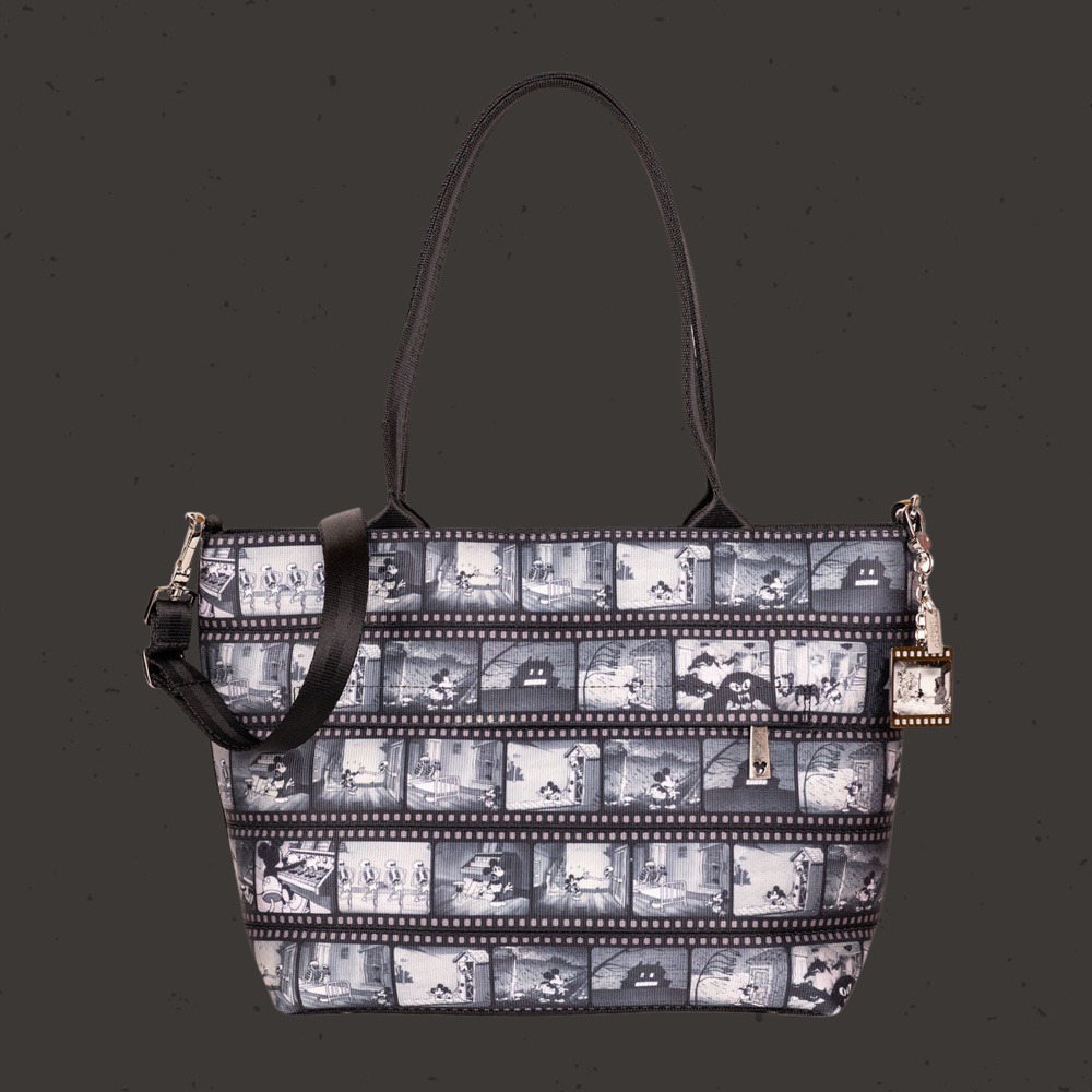 Mickey Mouse tote by Harveys with The Skeleton Dance film-strip design