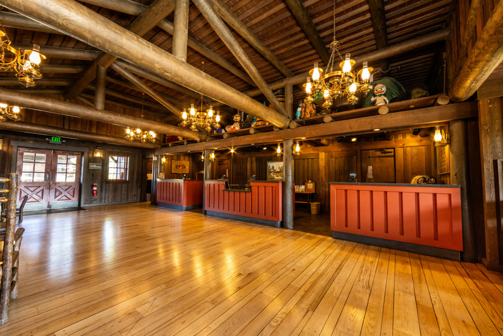 The Reception Outpost lobby at Disney's Fort Wilderness Resort & Campground