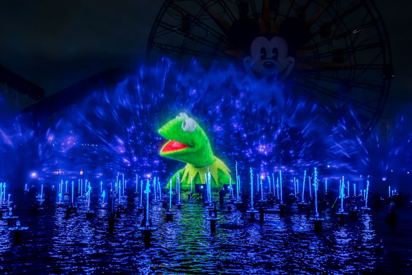 World of Color Happiness during Disneyland Resort's 70th Celebration