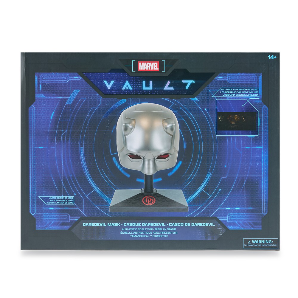 Daredevil mask and display stand product view