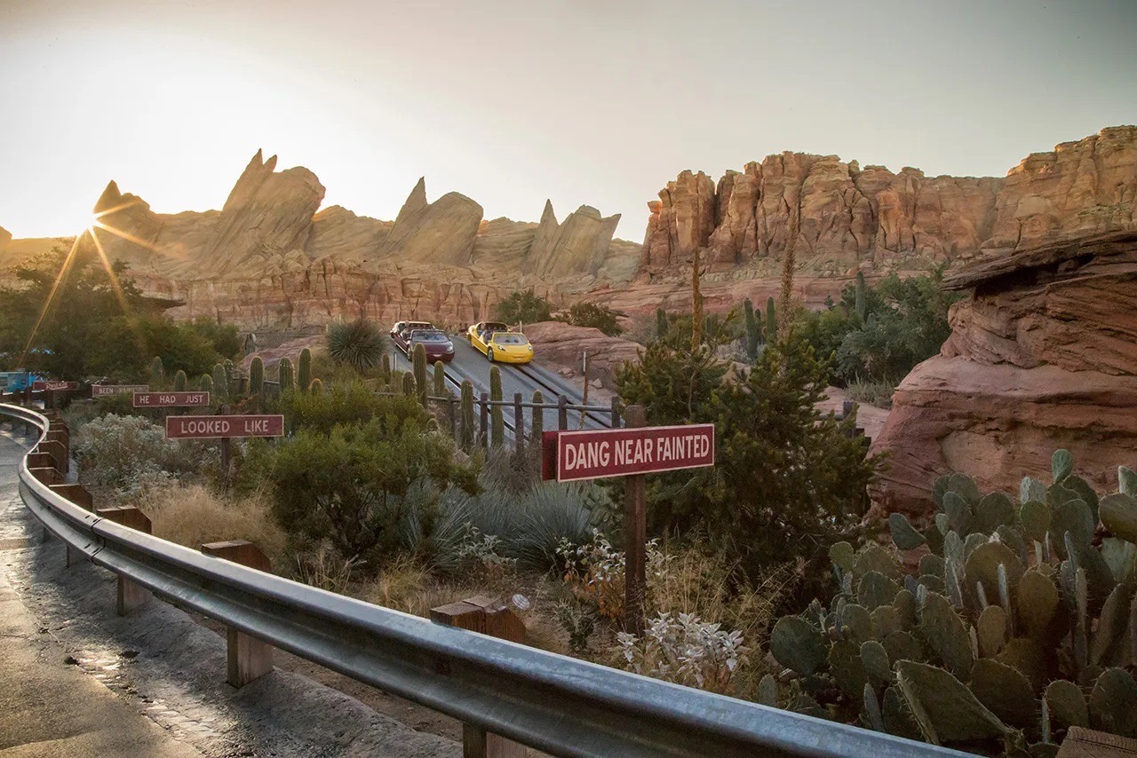 Radiator Springs Racers at Disney California Adventure.