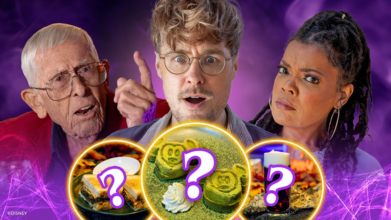 Bob Gurr, Garrett Watts and Yvette Nicole Brown preview Disneyland Halloween food