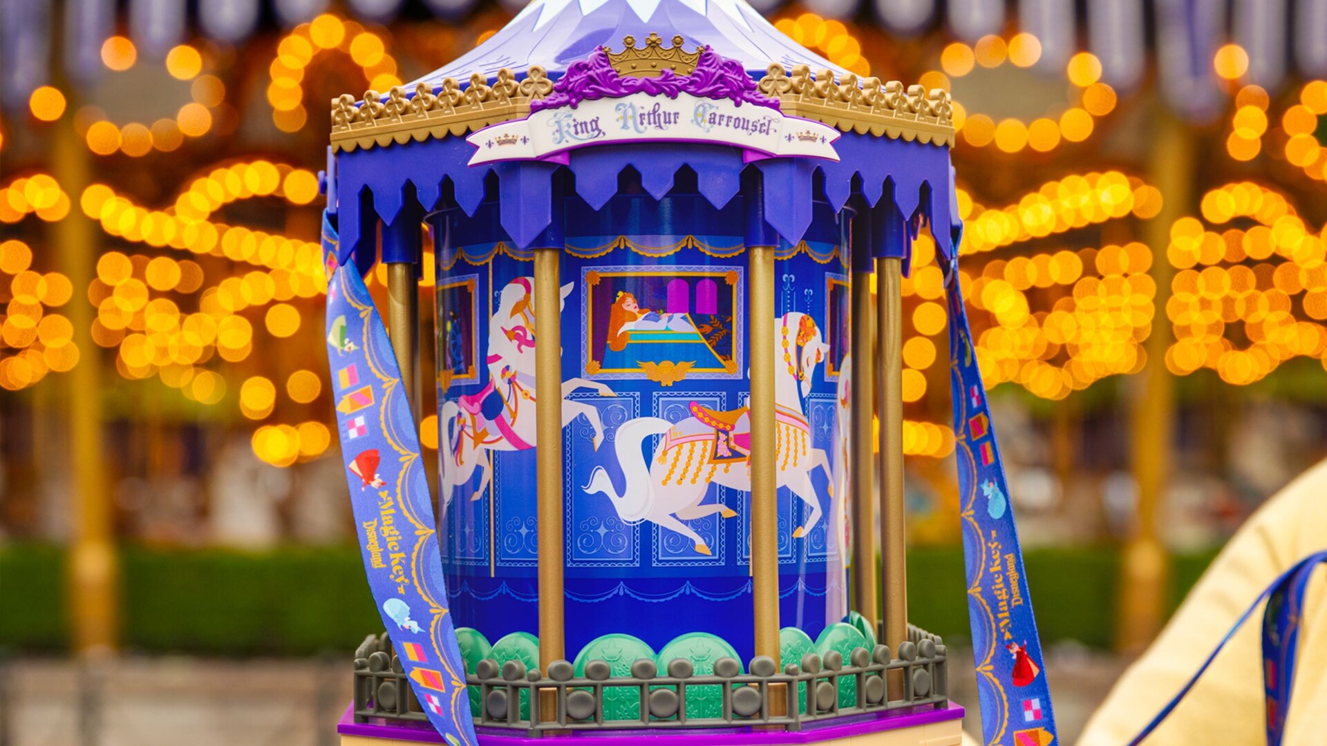 King Arthur Carrousel popcorn bucket for Disneyland Magic Key holders