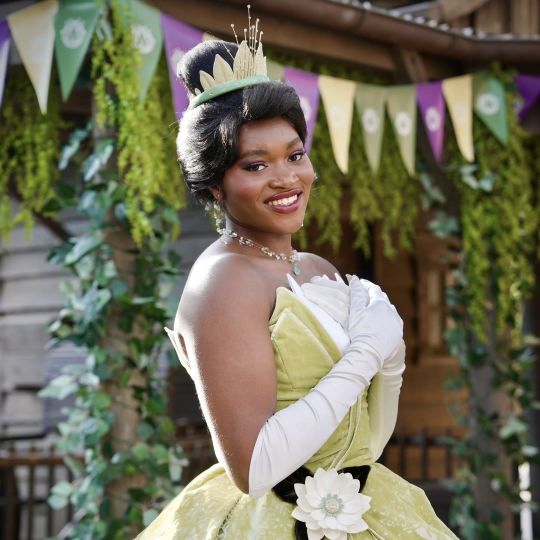 Tiana for The Disney Princess Cavalcade at Disney Adventure World