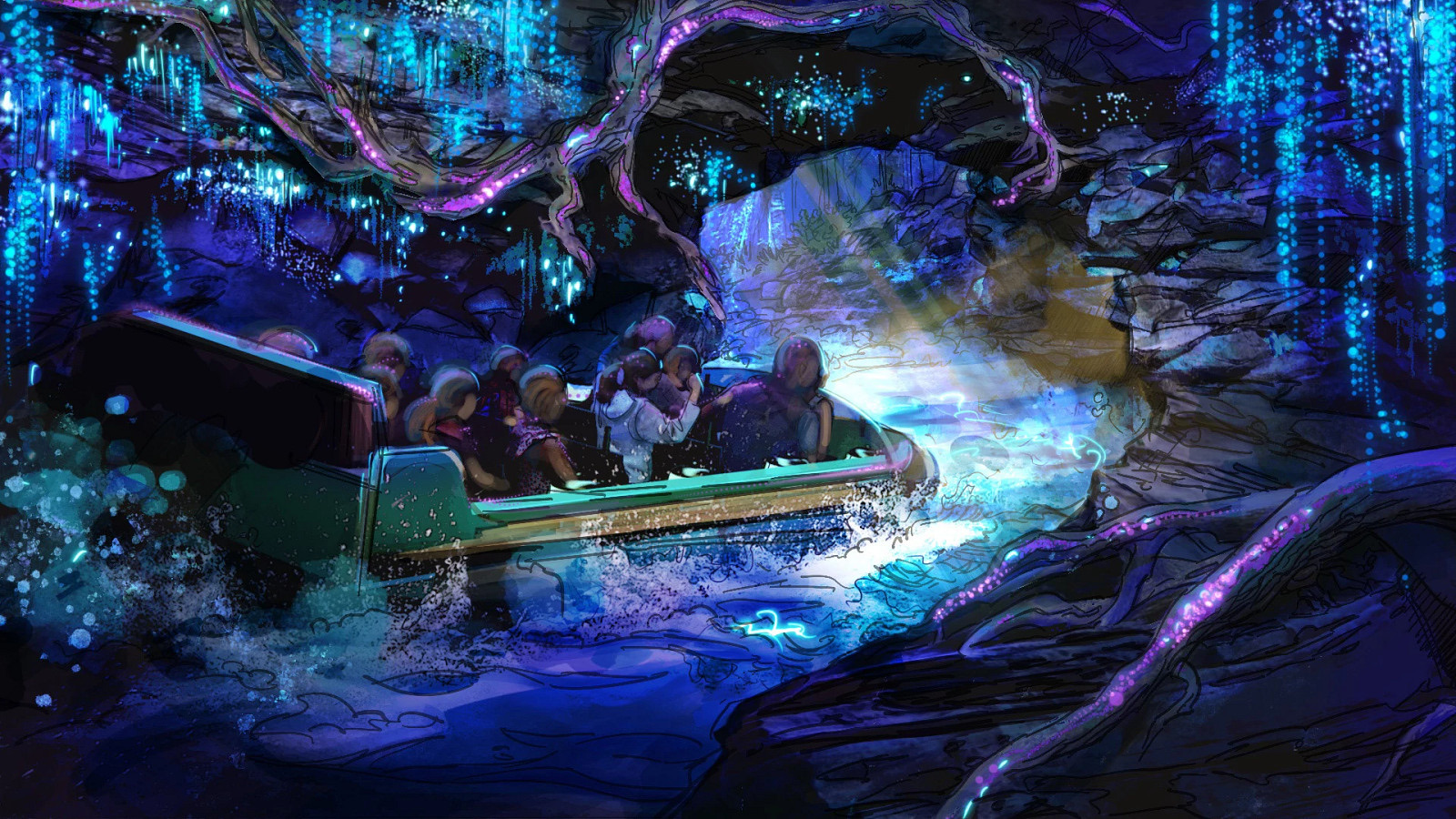 NightFlight Expedition whitewater plunge