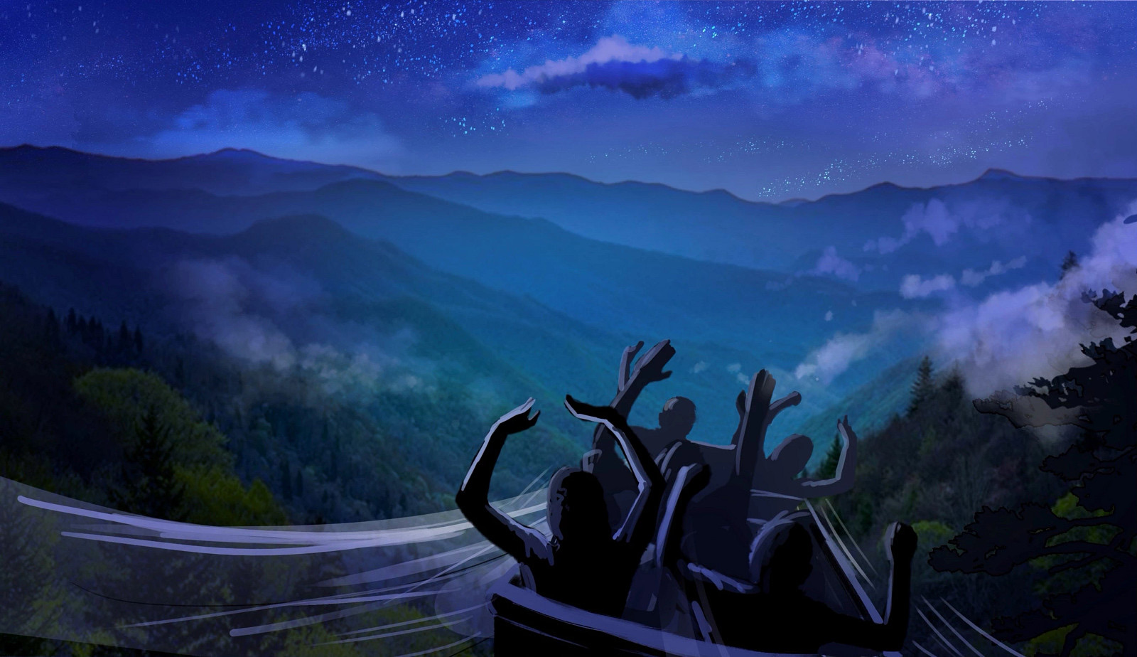 NightFlight Expedition soaring scene