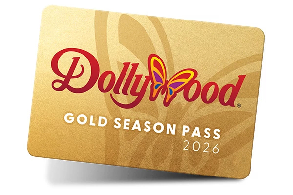 Dollywood Gold Season Pass card for 2026