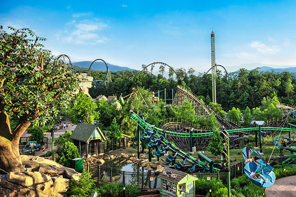Dollywood promotional image for summer park visits