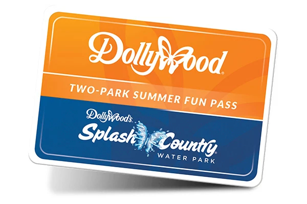 Dollywood Two-Park Summer Fun Pass card for 2026