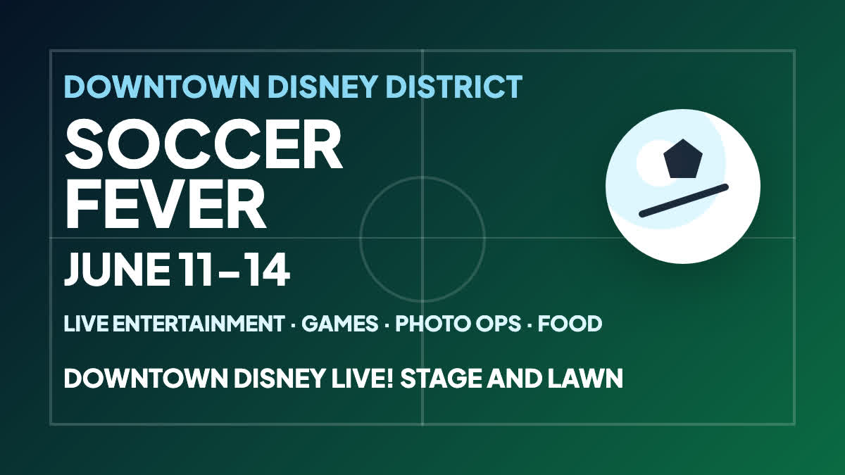 CrowdLevels graphic for the Downtown Disney District Soccer Fever event