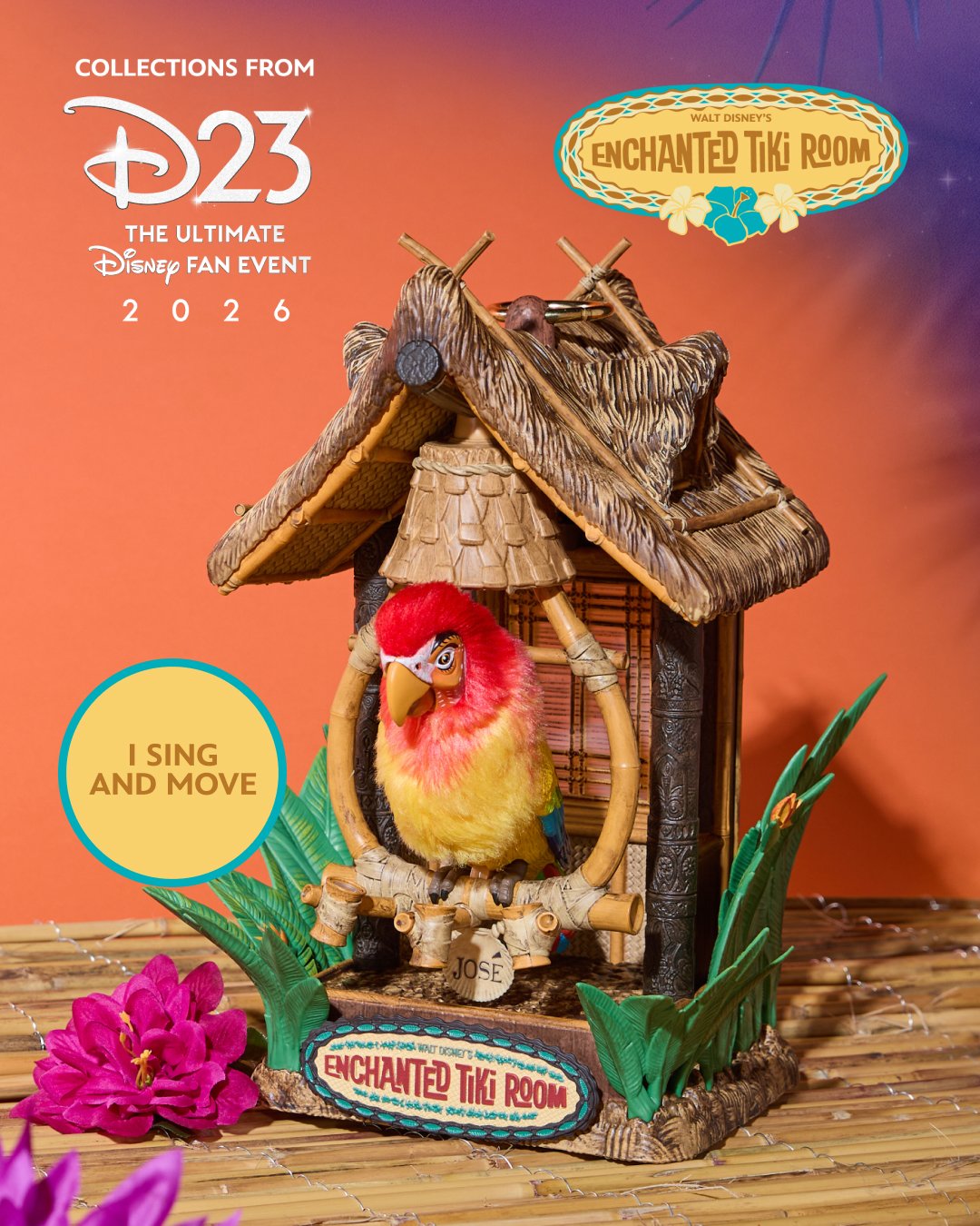 José animatronic figure from Walt Disney's Enchanted Tiki Room