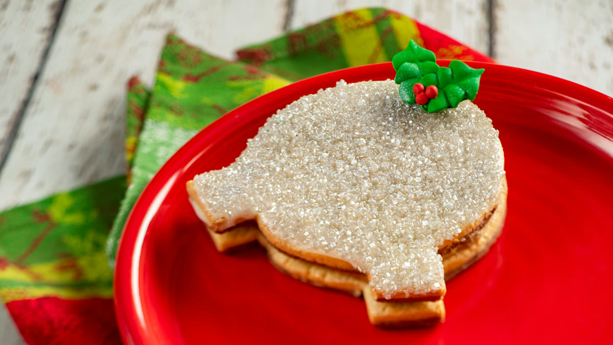 Holiday cookie from EPCOT International Festival of the Holidays