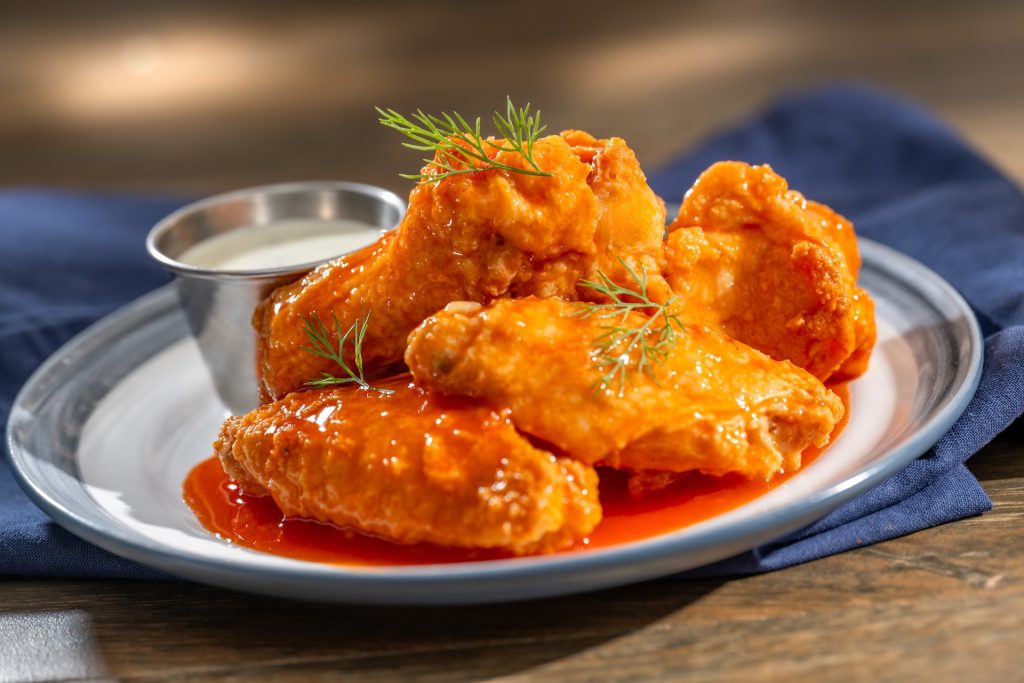 Buffalo and other wing flavors at Brew-Wing Lab