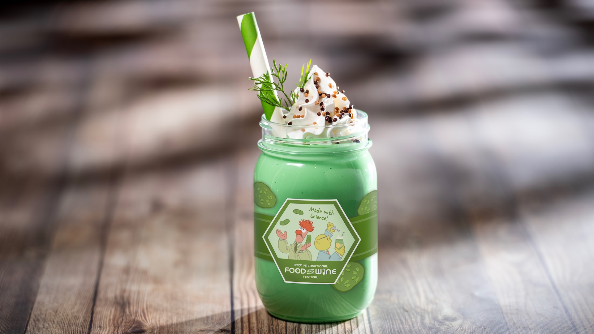 Official Disney Parks Blog Foodie Guide image: Pickle Milkshake