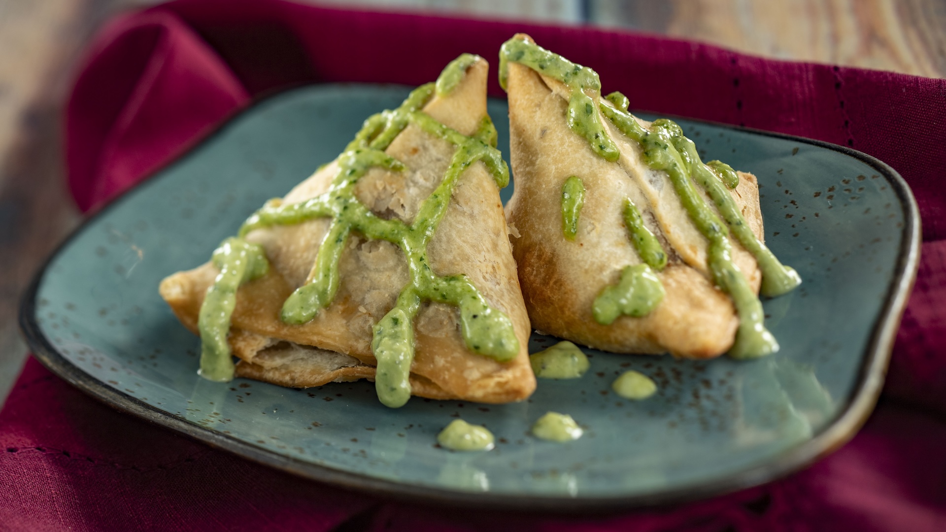 Official Disney Parks Blog Foodie Guide image: Potato Pea Samosa
