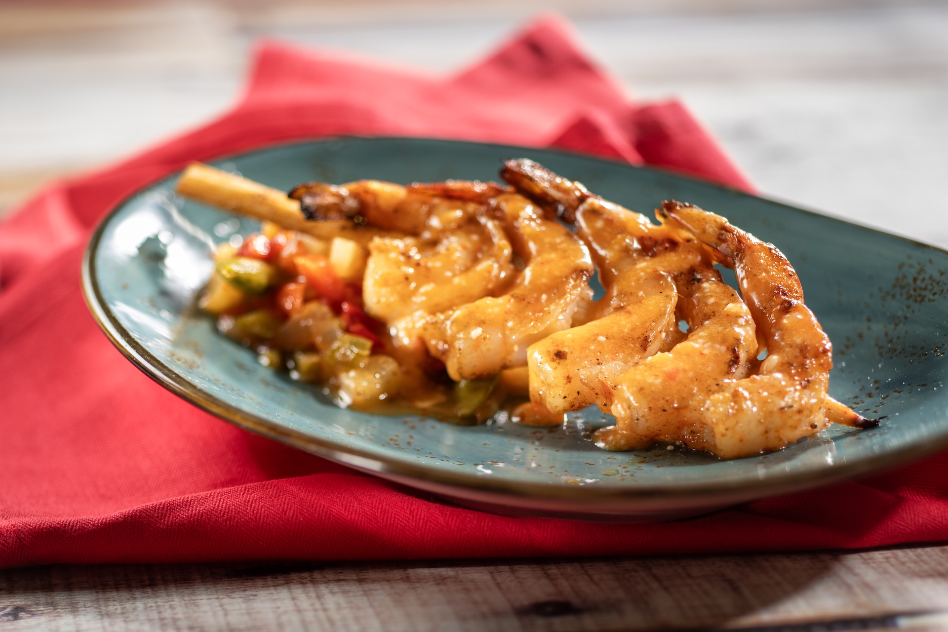 Official Disney Parks Blog Foodie Guide image: Shrimp Skewer