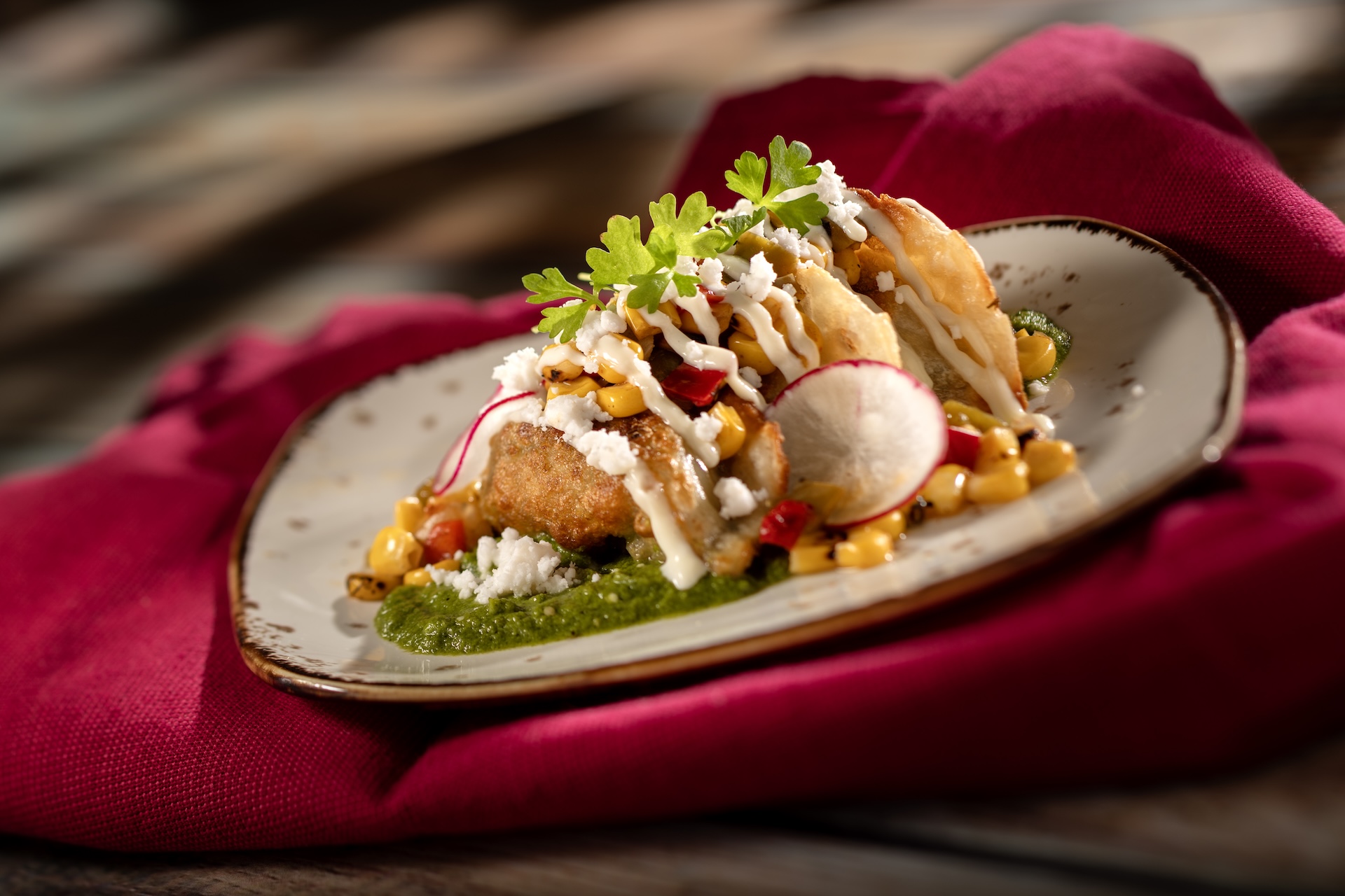 Official Disney Parks Blog Foodie Guide image: Street Corn Dumplings