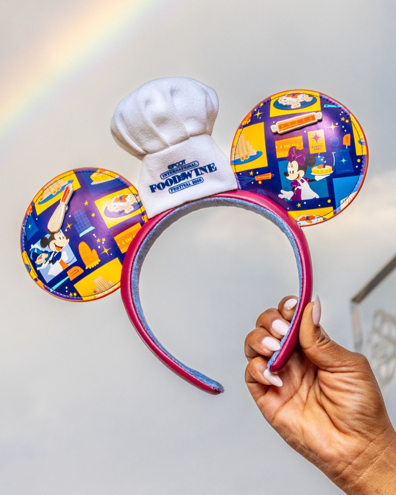 Minnie Mouse ear headband for the 2026 EPCOT Food and Wine Festival