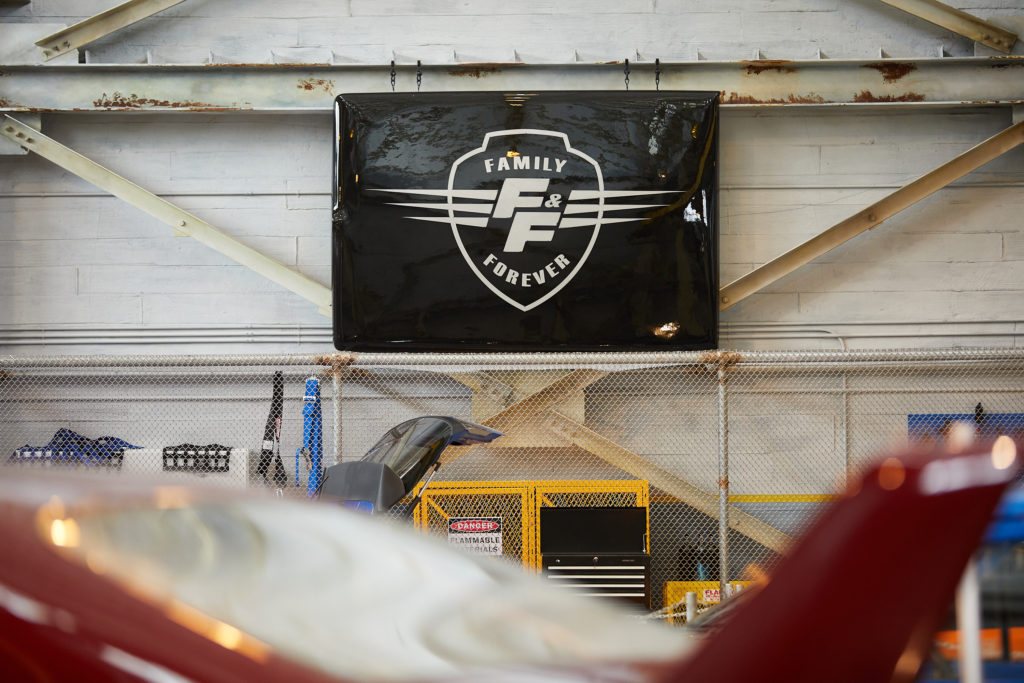 Fast and Furious family logo above cars in the Supercharged queue