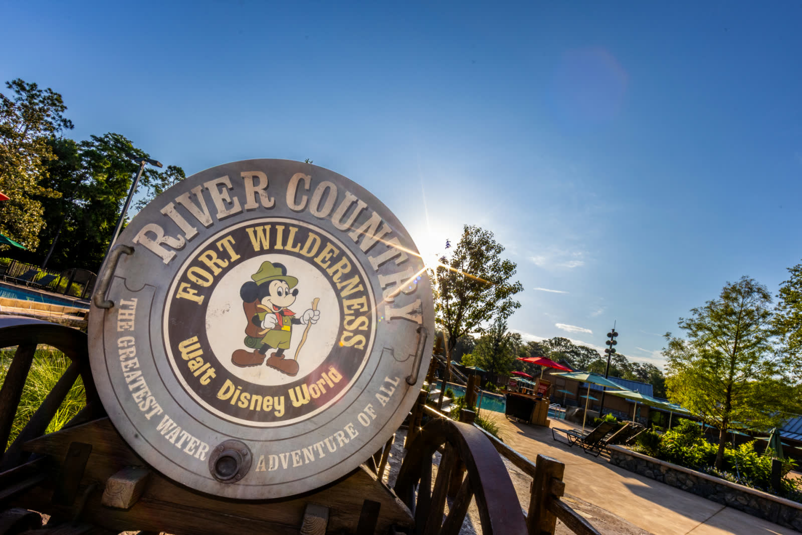River Country tribute detail at Disney's Fort Wilderness Resort