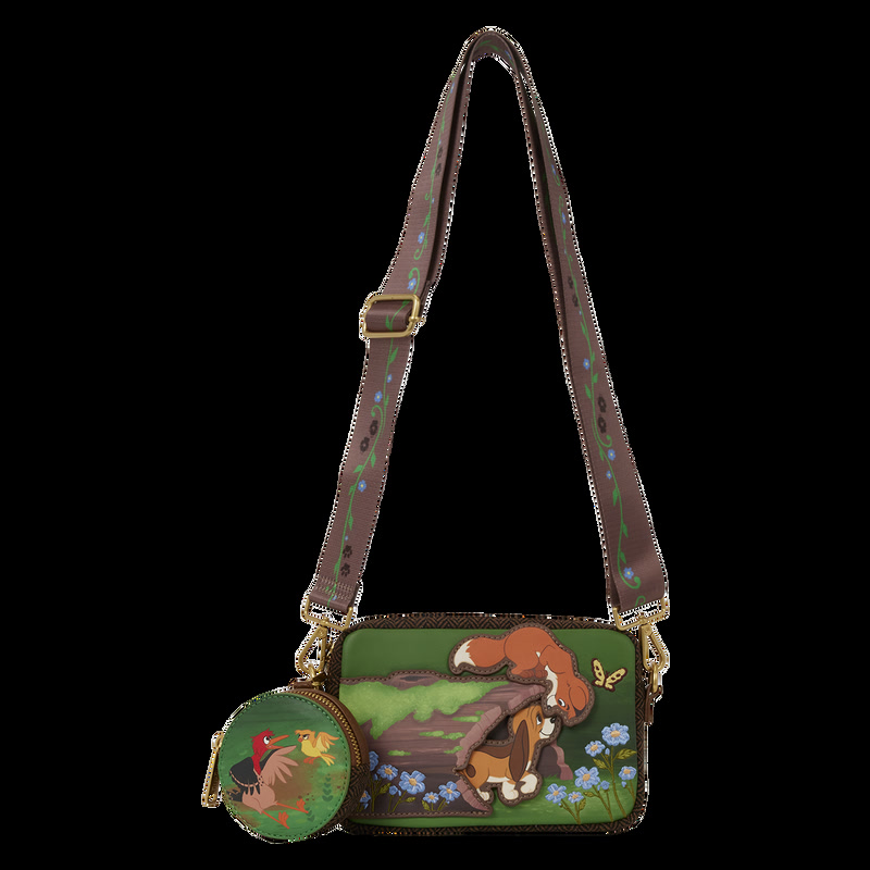 Front of the Fox and the Hound sling crossbody bag